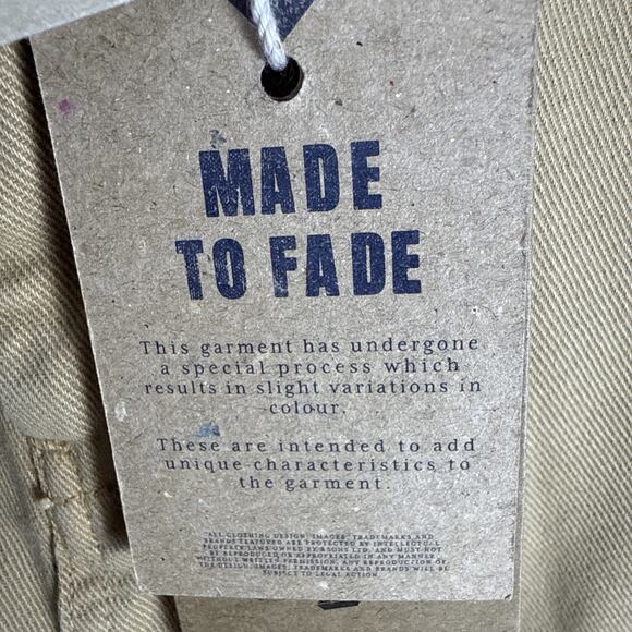 & Sons Trading Co Virgil Chino Men 40x33 Khaki Pants Trouser Workwear New NWT - Picture 7 of 14
